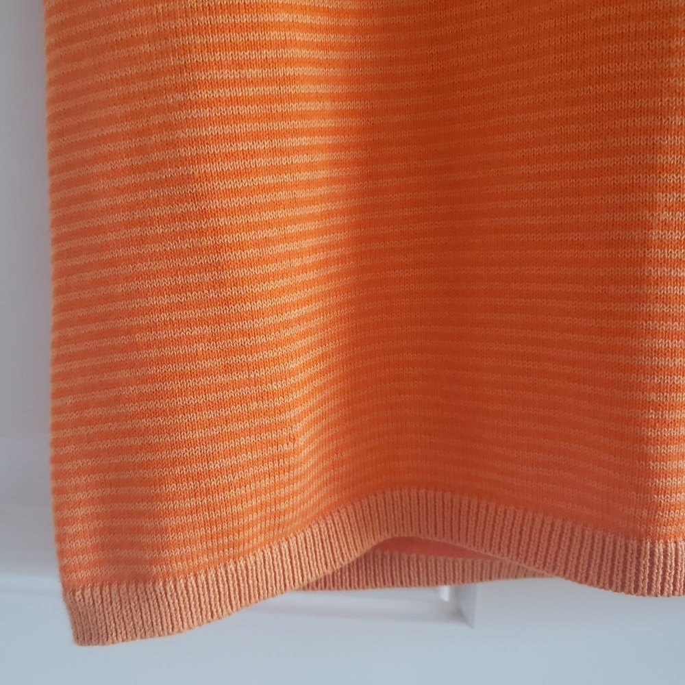 Mossimo Halter Neck Sleeveless Stripe Orange Womens Top SZ M, NWT - Picture 6 of 15
